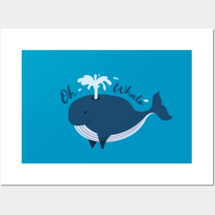 Oh Whale Posters and Art